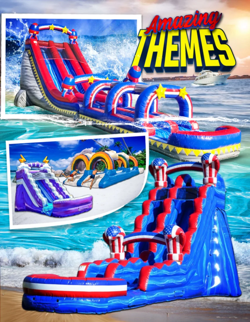 Water Slides rental for Lombard IL events in ZIP codes 60148 and 60137