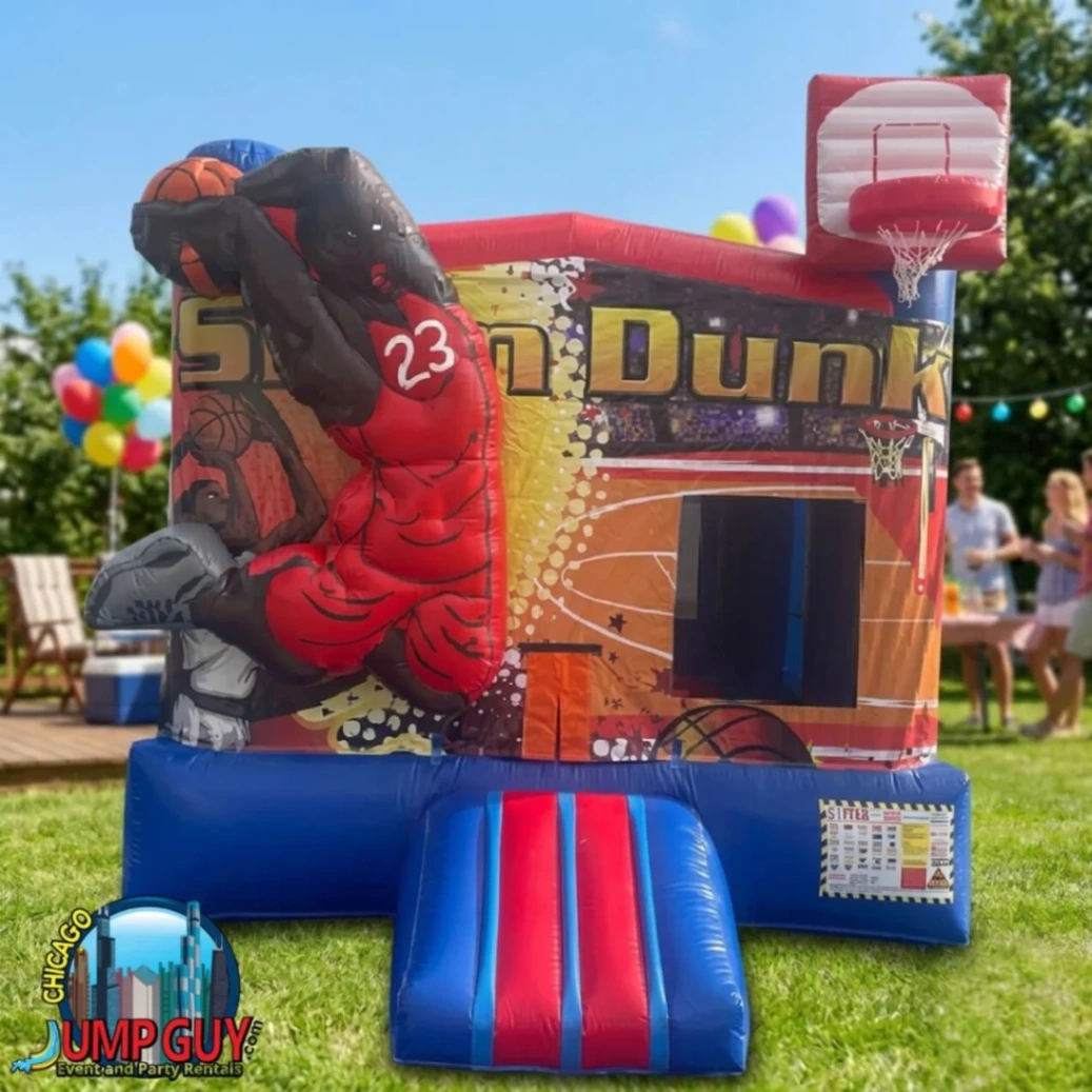 Chicago Basketball Jump Bounce House Rental in Lombard IL