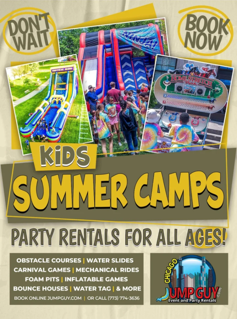Summer Camps rental for Lombard IL events in ZIP codes 60148 and 60137