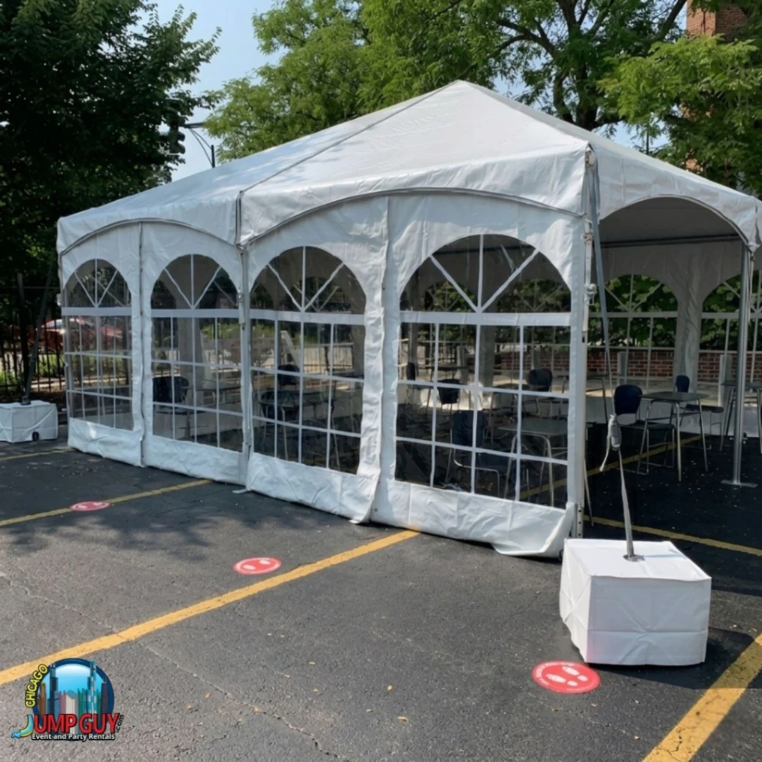 Tent Side Walls Keder High Peak rental for Lombard IL events in ZIP codes 60148 and 60137